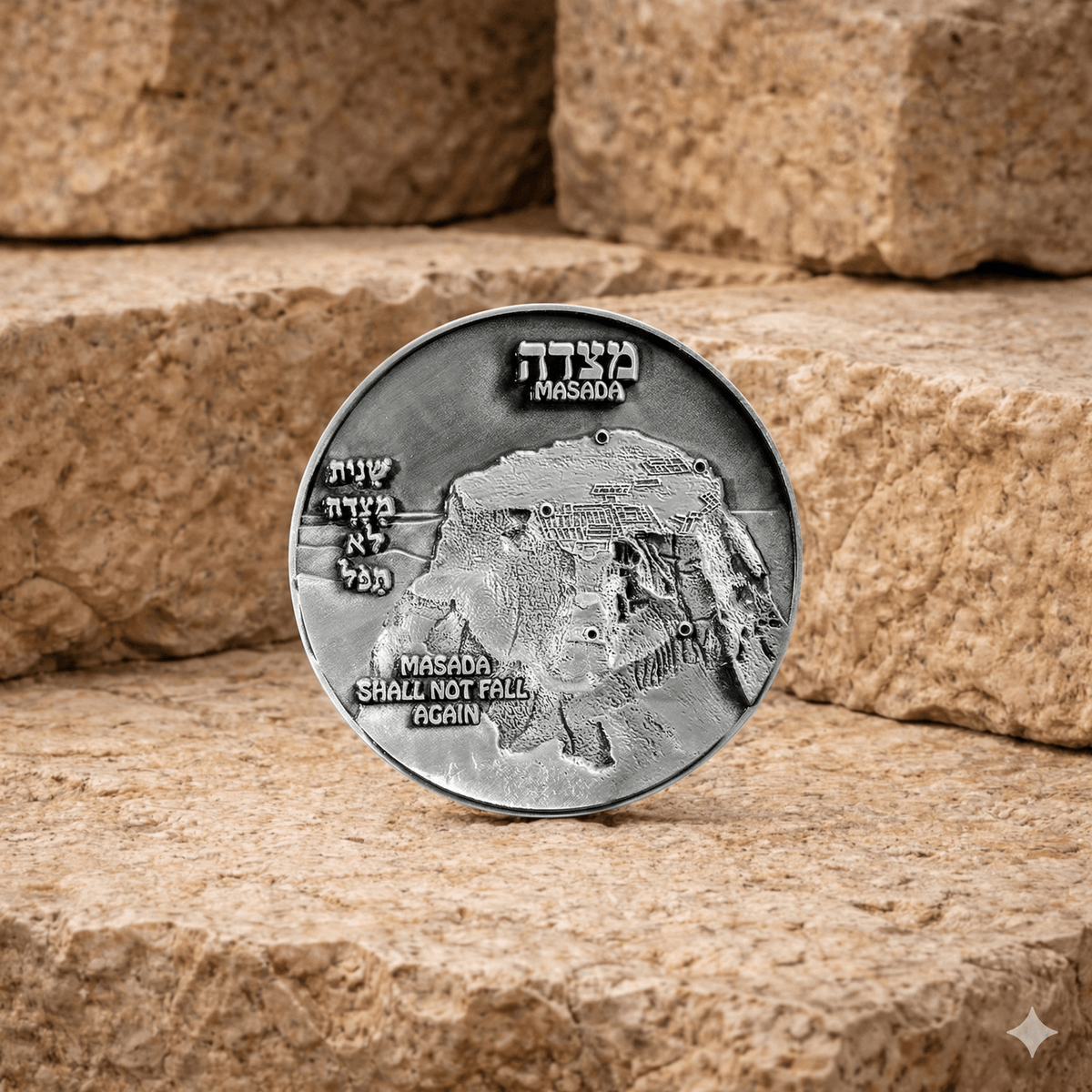 Masada Vow Commemorative Coin | Israeli History Collectible - PatriotDepot.com