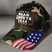 Mean Tweets 2024 Embroidered Hat (Camo) - PatriotDepot.com