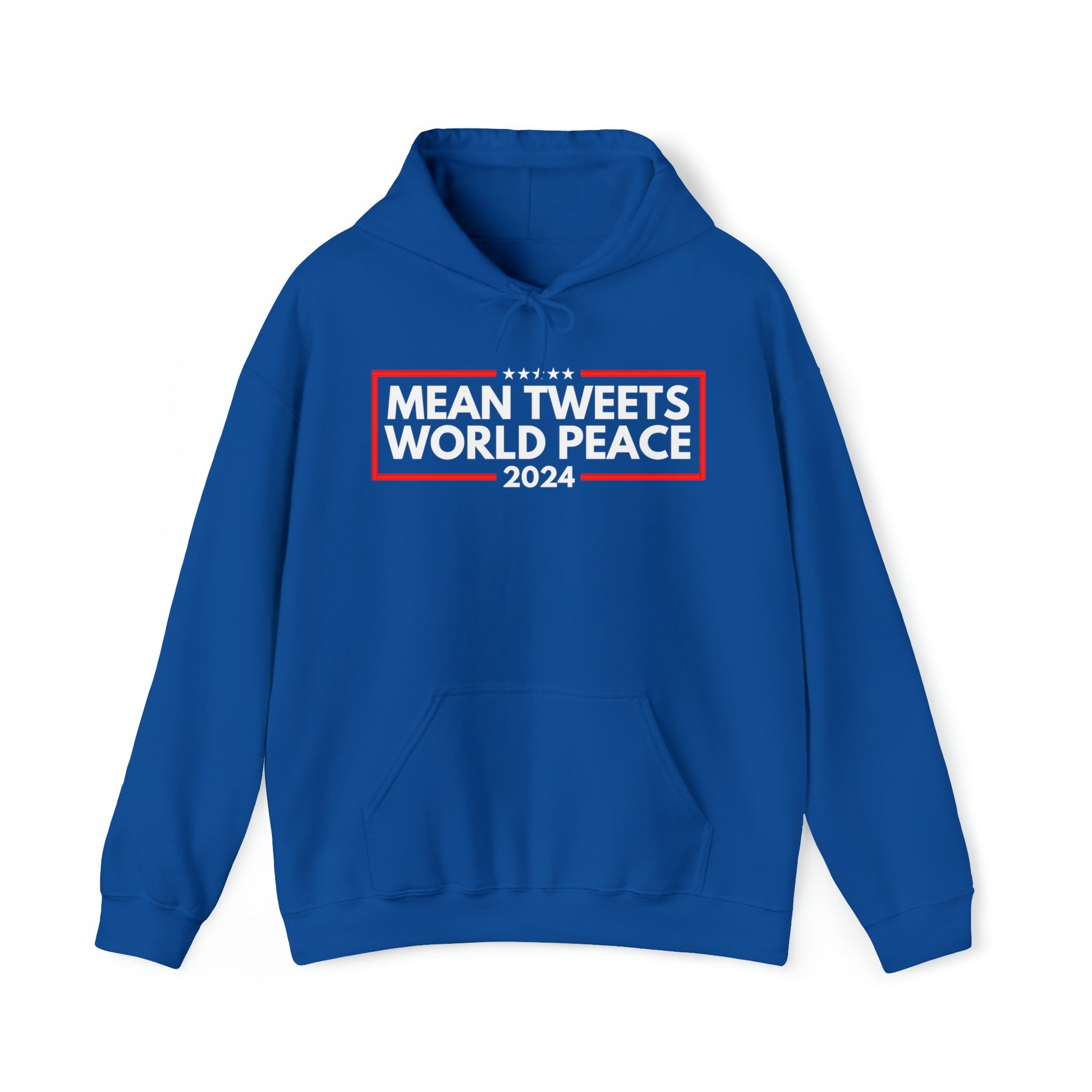 Mean Tweets World Peace 2024 Hoodie - PatriotDepot.com