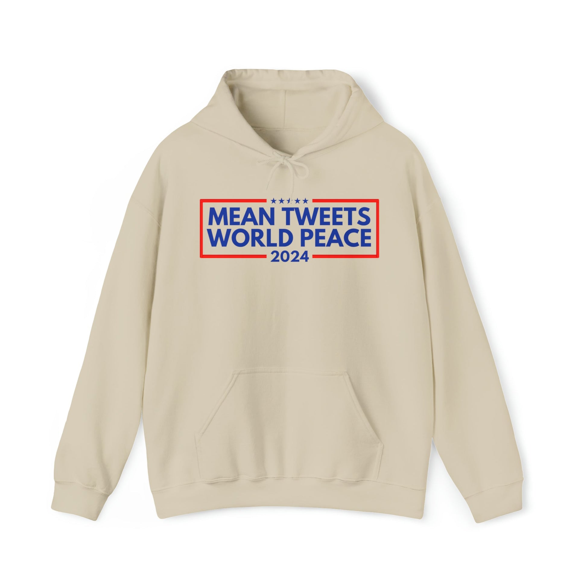 Mean Tweets World Peace 2024 Hoodie - PatriotDepot.com