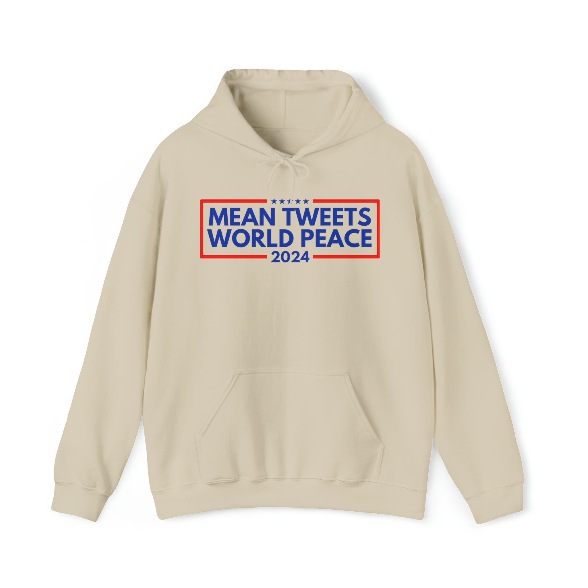 Mean Tweets World Peace 2024 Hoodie - PatriotDepot.com