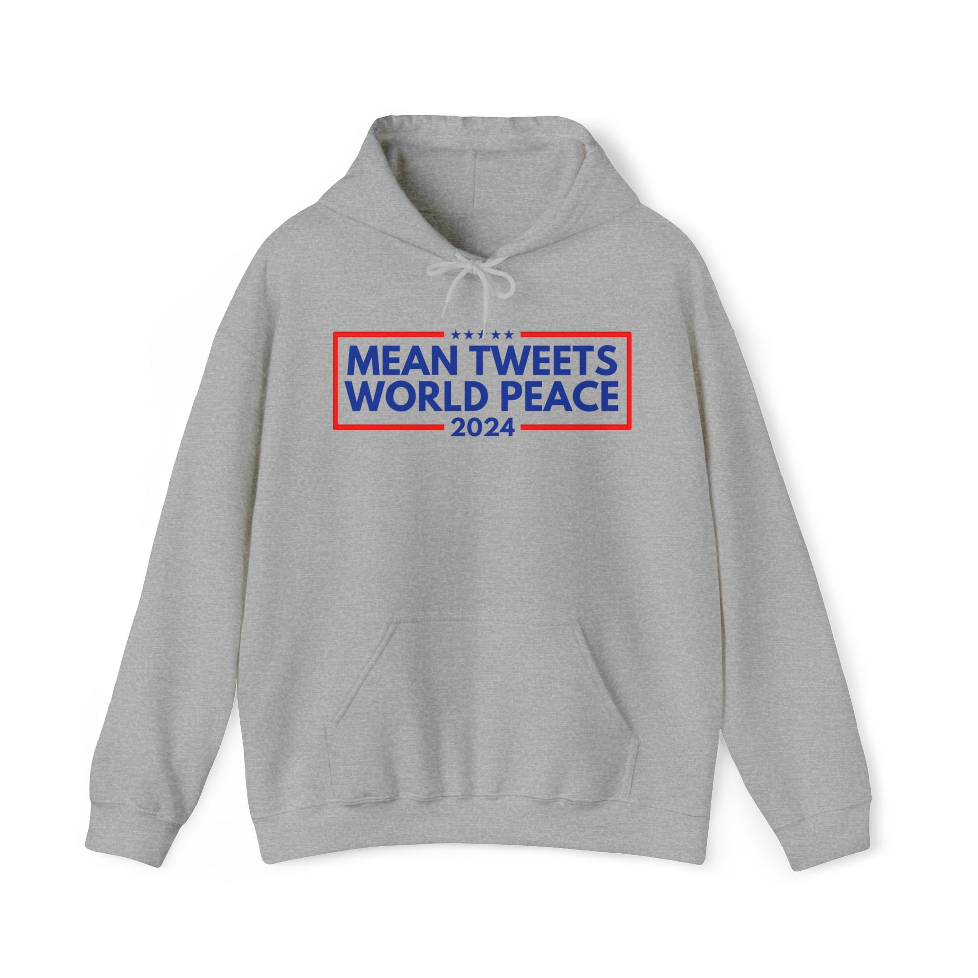 Mean Tweets World Peace 2024 Hoodie - PatriotDepot.com
