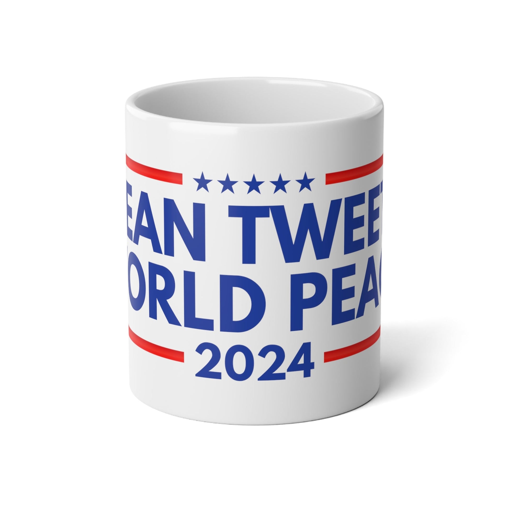 Mean Tweets World Peace 2024 (Jumbo Mug) - PatriotDepot.com