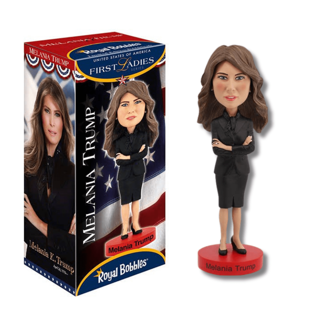 Melania Trump: First Lady of Grace & American Pride Collectible Bobblehead - PatriotDepot.com
