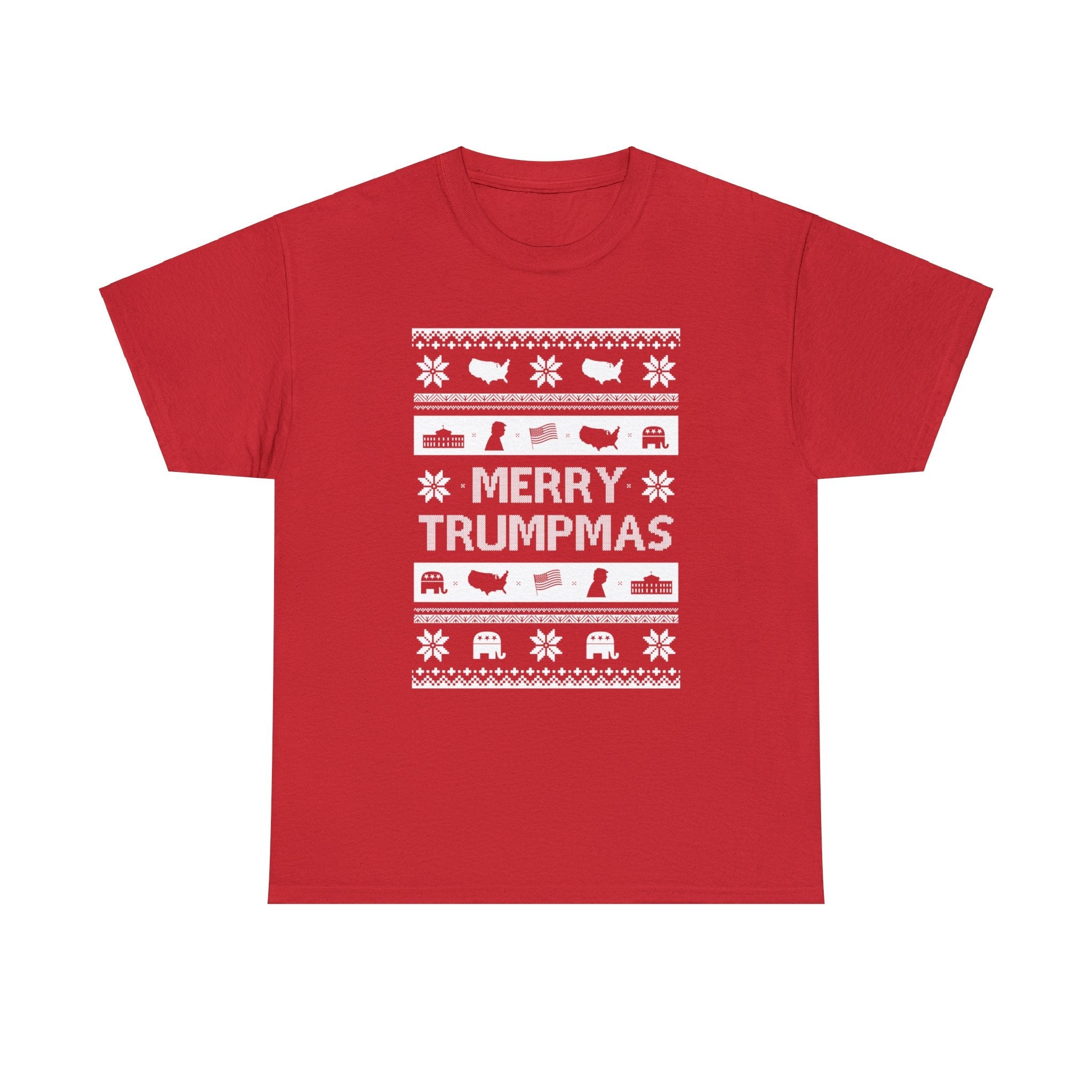 Merry Trumpmas Unisex T-Shirt - PatriotDepot.com