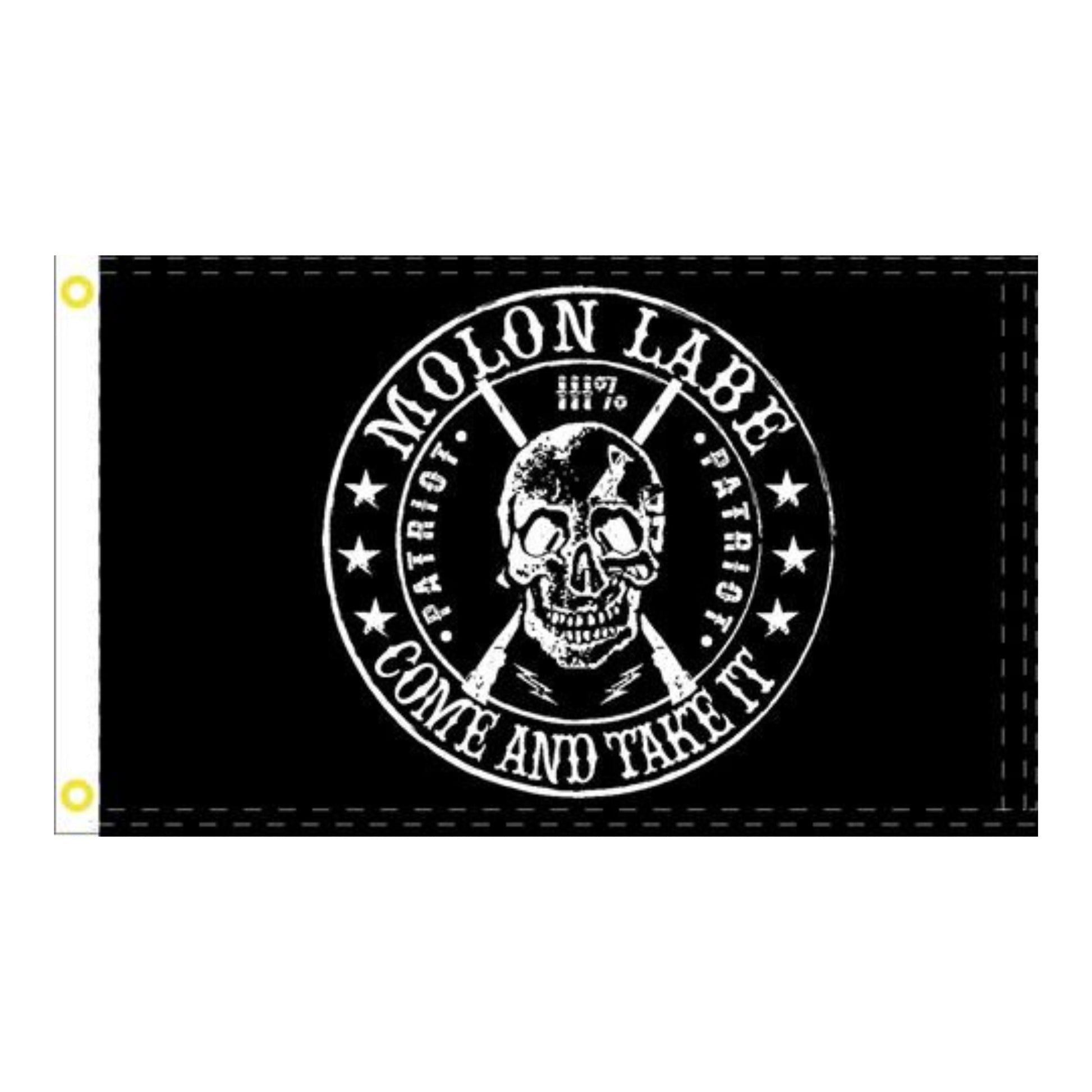 Molon Labe Come and Take It (Patriot Design) 3'x5' Flag - PatriotDepot.com