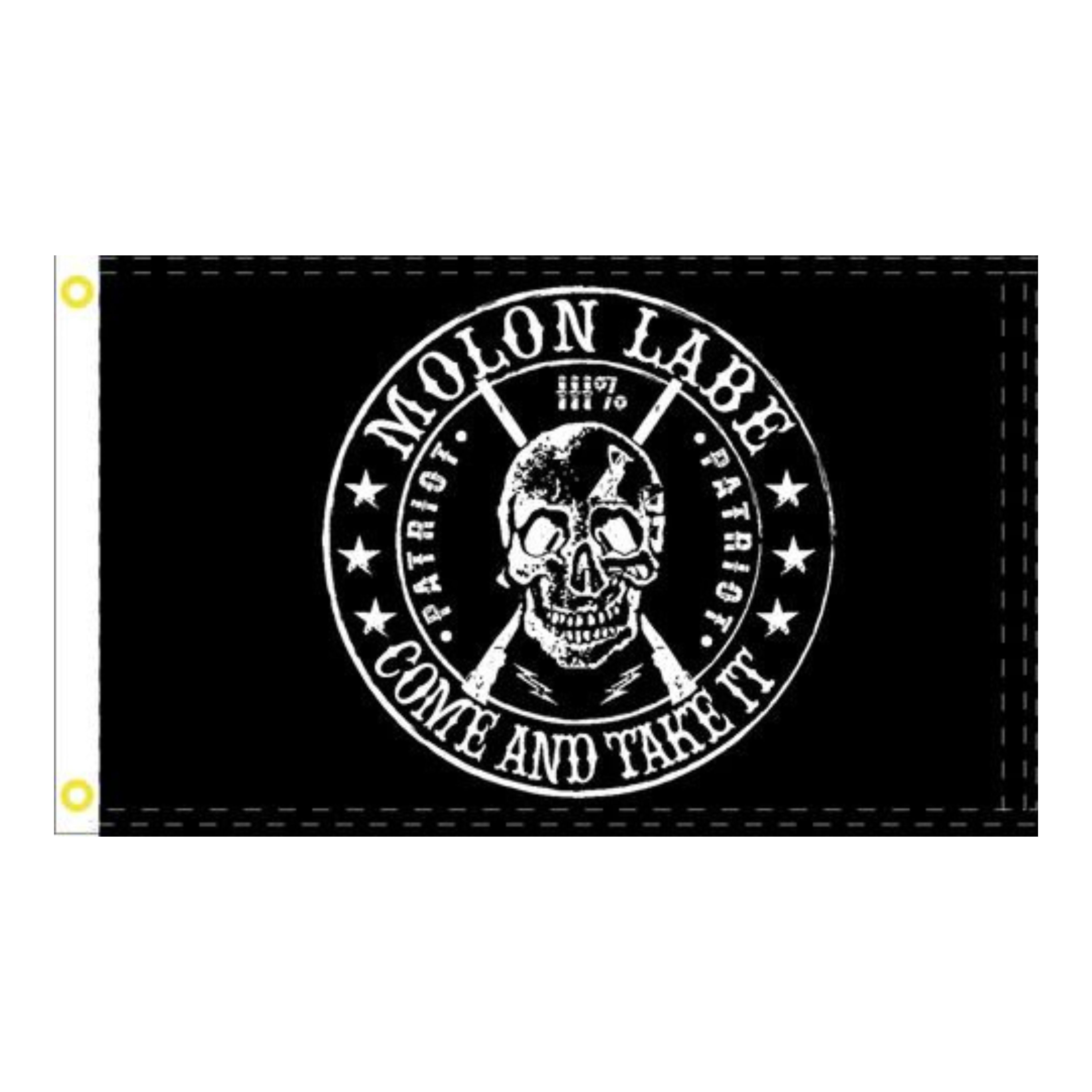 Molon Labe Come and Take It (Patriot Design) 3'x5' Flag - PatriotDepot.com