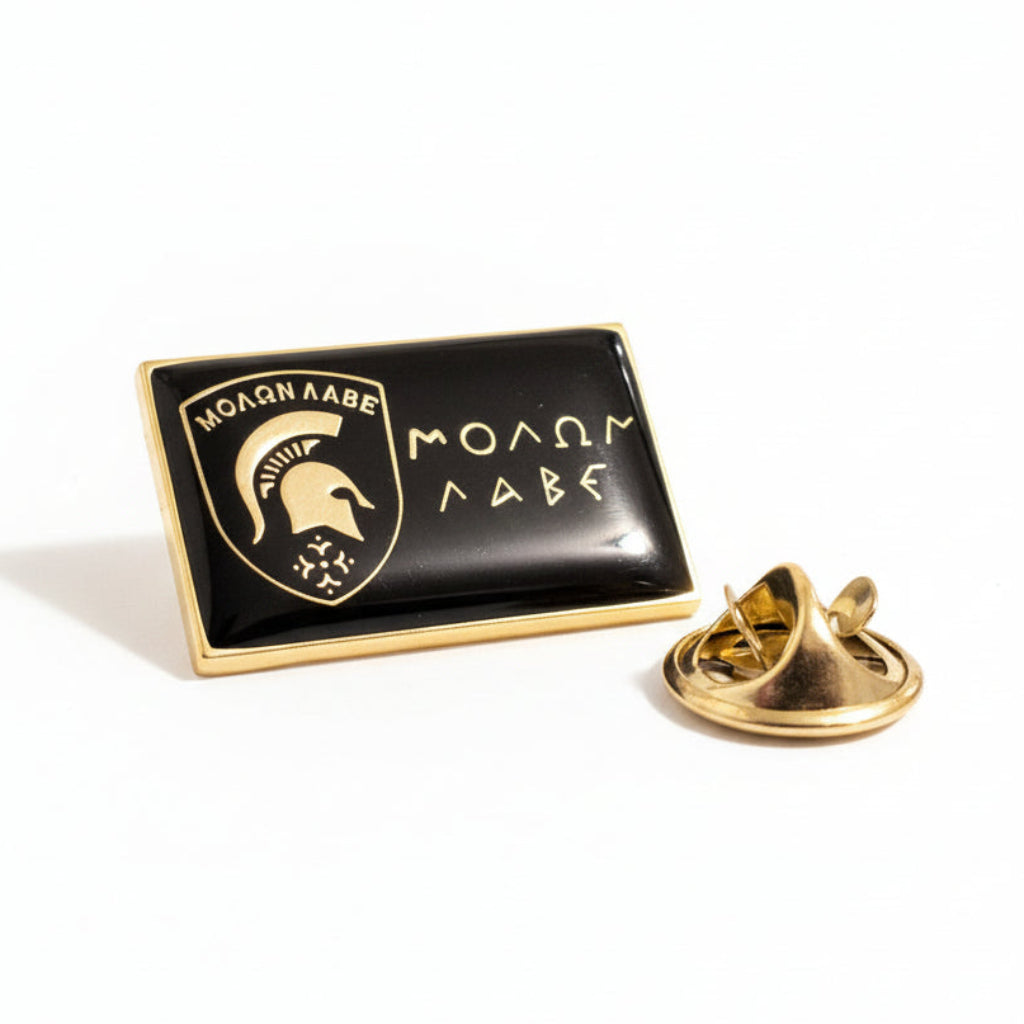 Molon Labe Enamel Pin - PatriotDepot.com