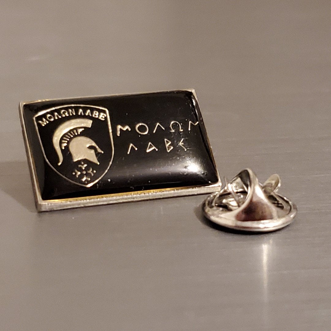 Molon Labe Enamel Pin - PatriotDepot.com