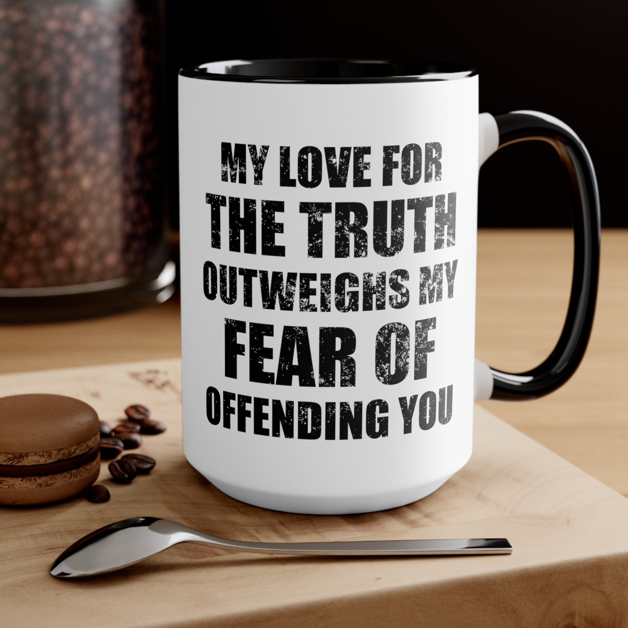 My Love For The Truth Mug - PatriotDepot.com
