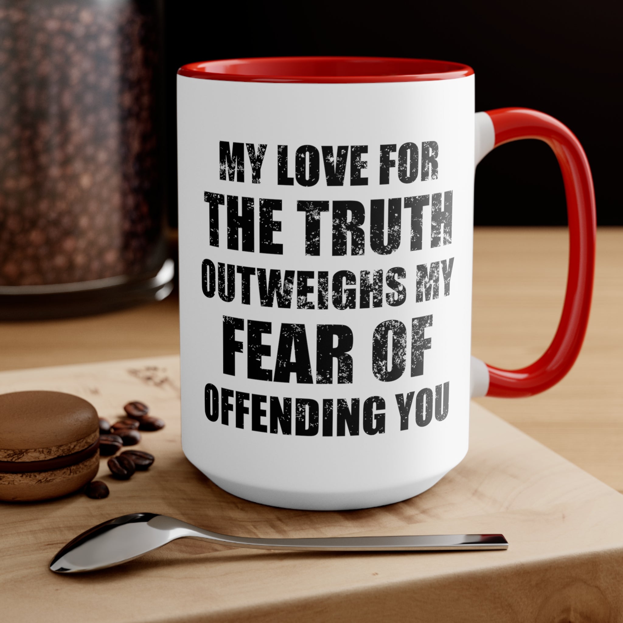 My Love For The Truth Mug - PatriotDepot.com