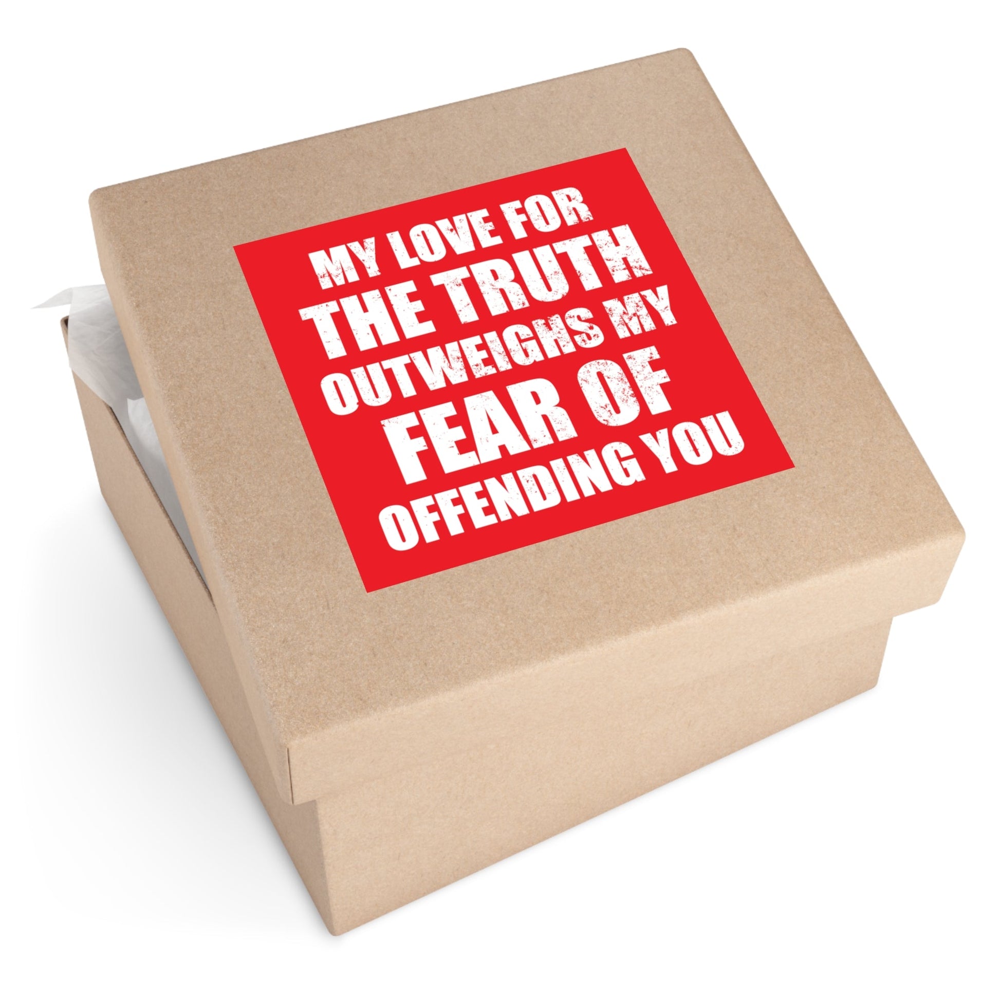 My Love For The Truth Sticker (Indoor\Outdoor) - PatriotDepot.com