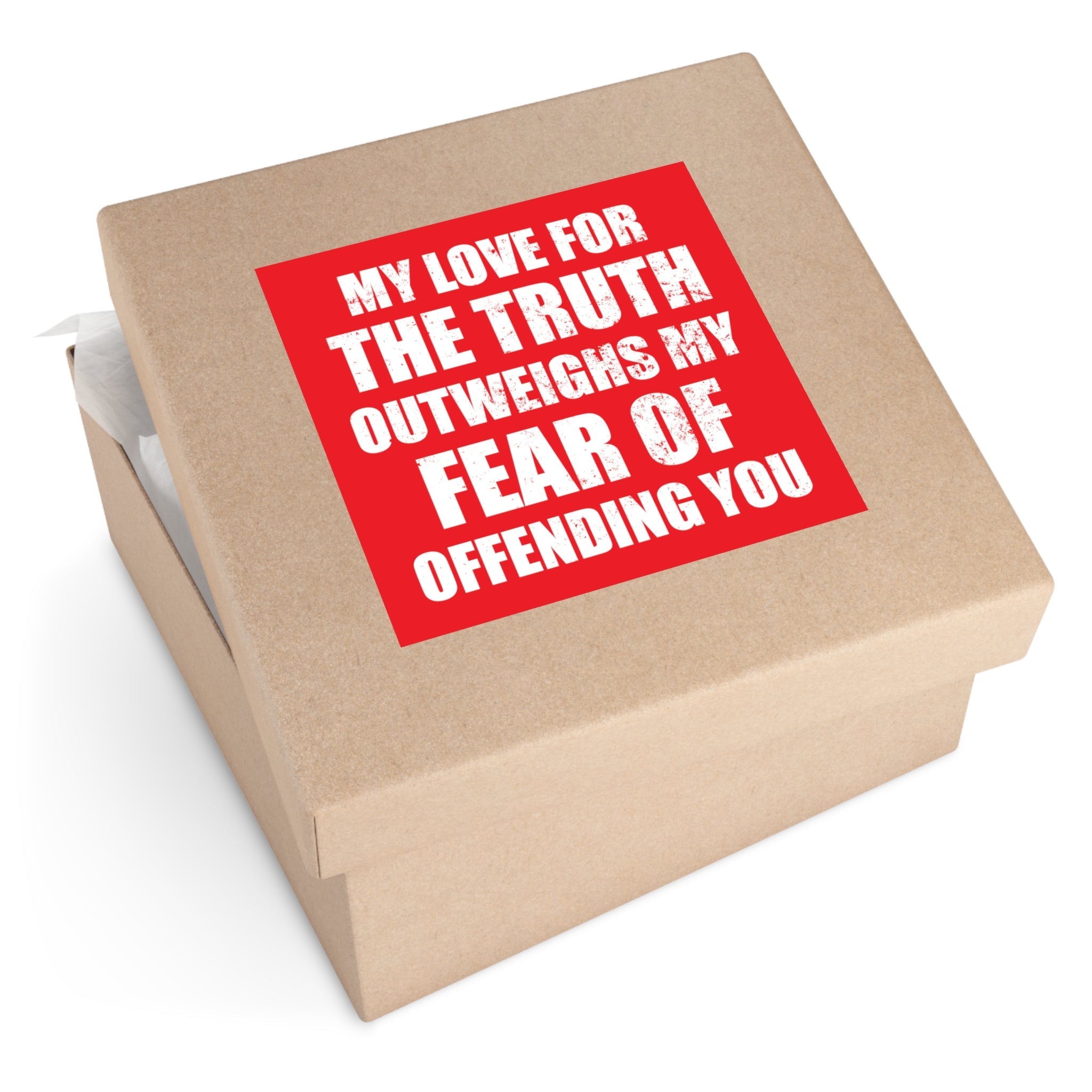 My Love For The Truth Sticker (Indoor\Outdoor) - PatriotDepot.com