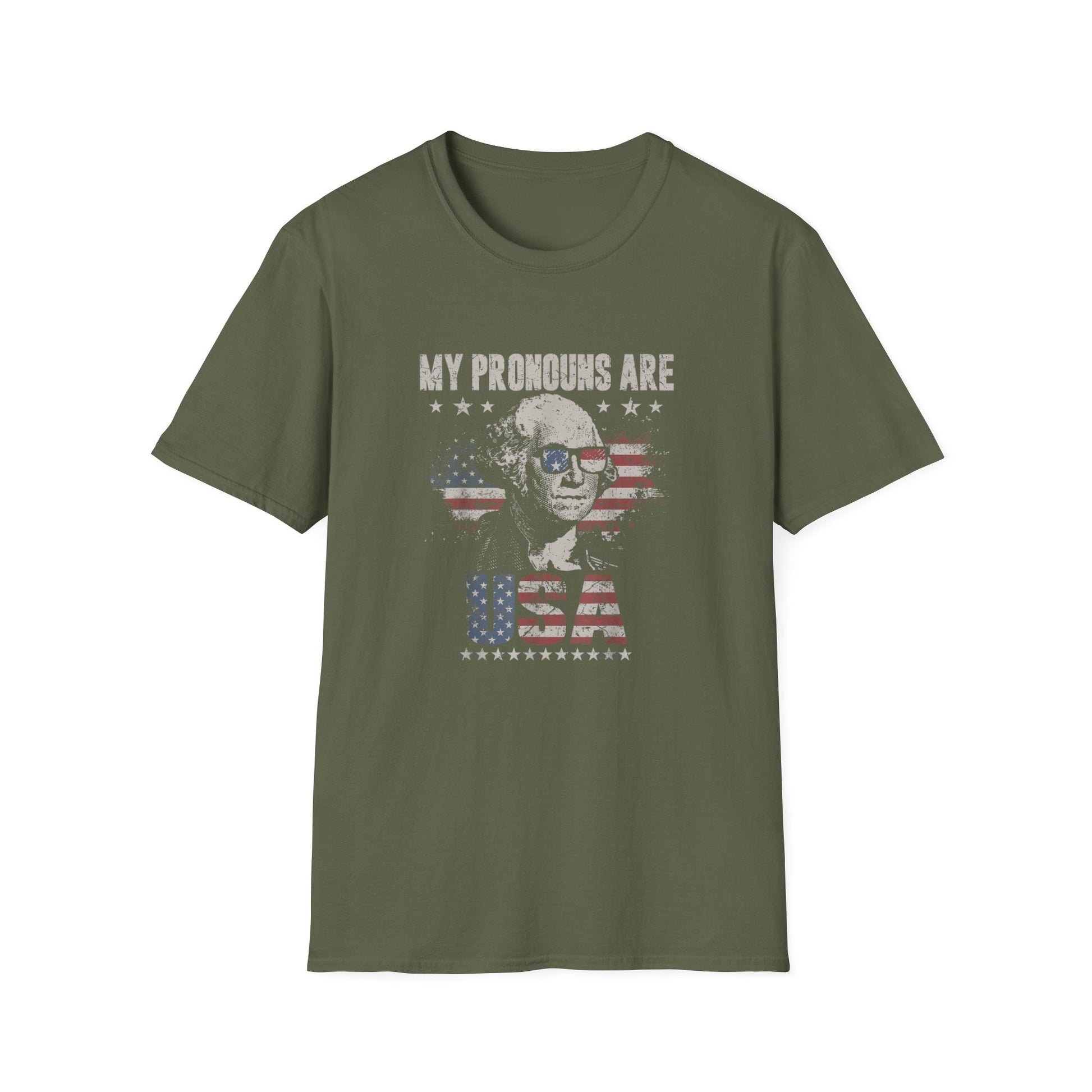 My Pronouns are USA Unisex T-Shirt - PatriotDepot.com