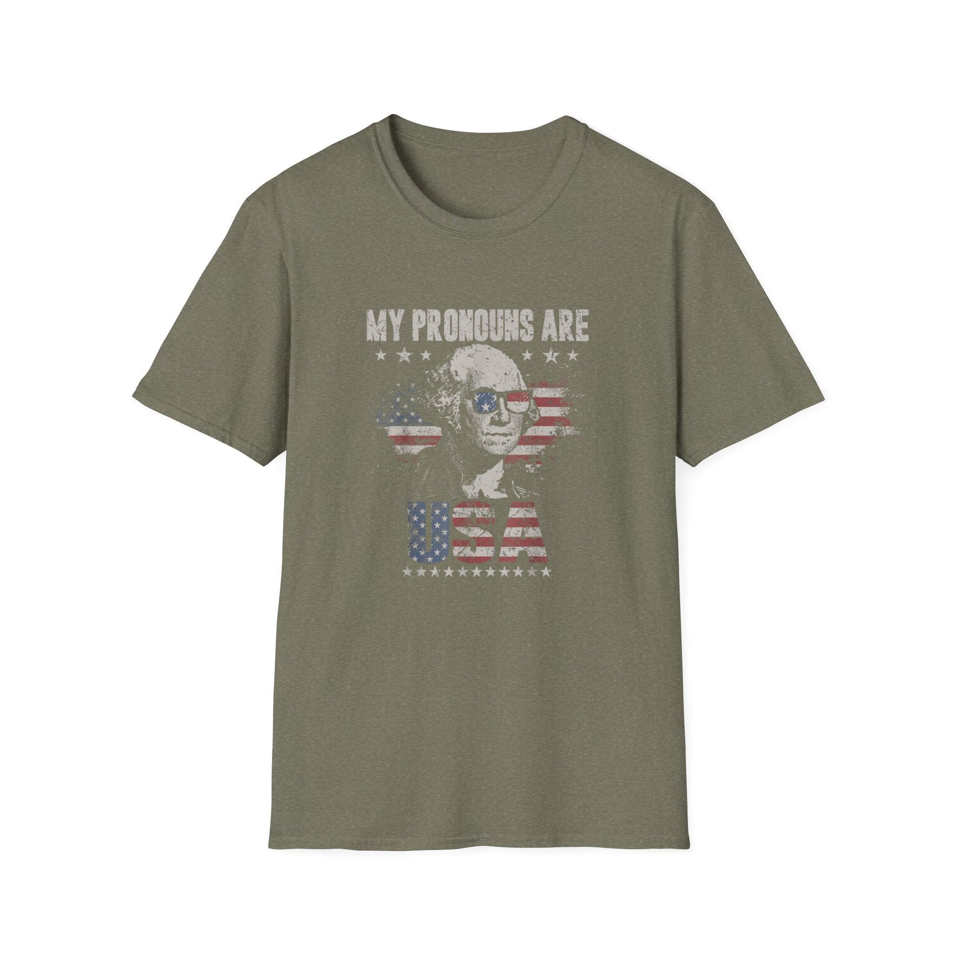 My Pronouns are USA Unisex T-Shirt - PatriotDepot.com