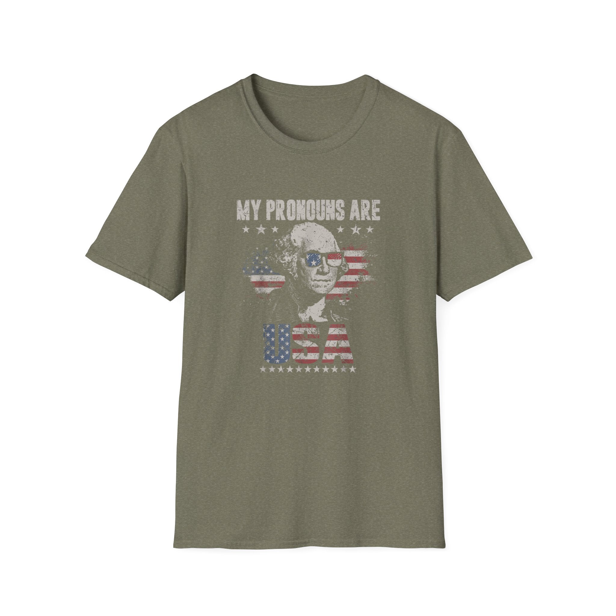 My Pronouns are USA Unisex T-Shirt - PatriotDepot.com