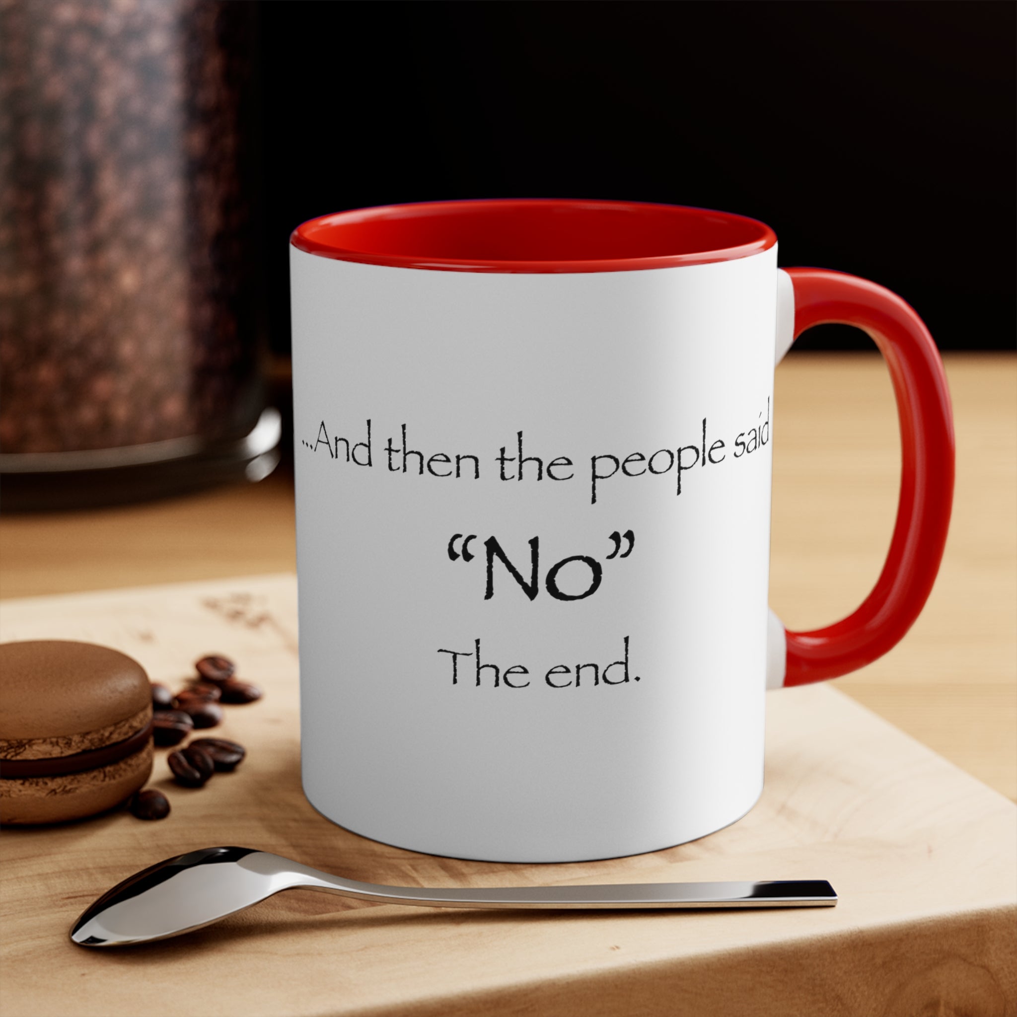 "NO" Mug (2 sizes, 3 colors) - PatriotDepot.com