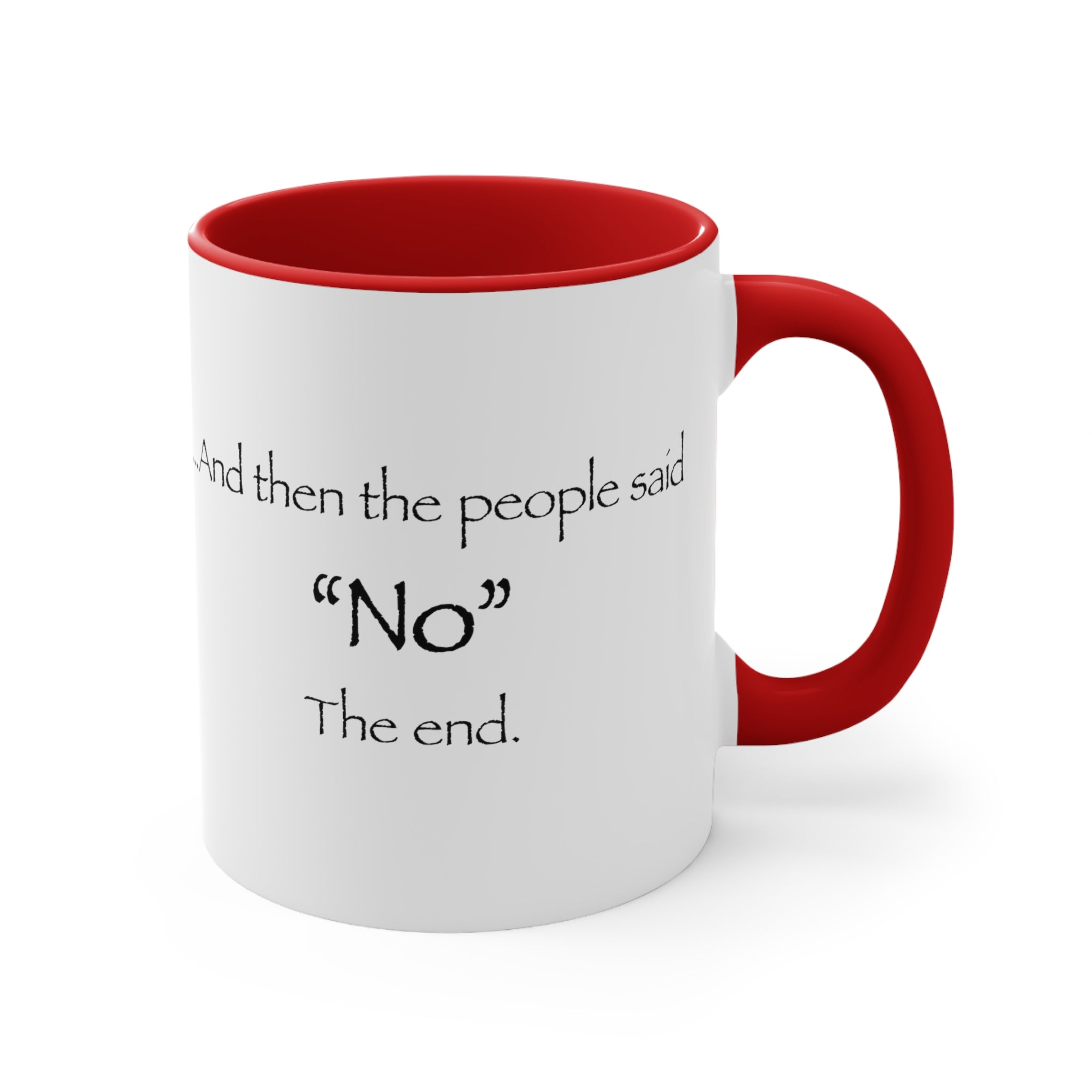 "NO" Mug (2 sizes, 3 colors) - PatriotDepot.com