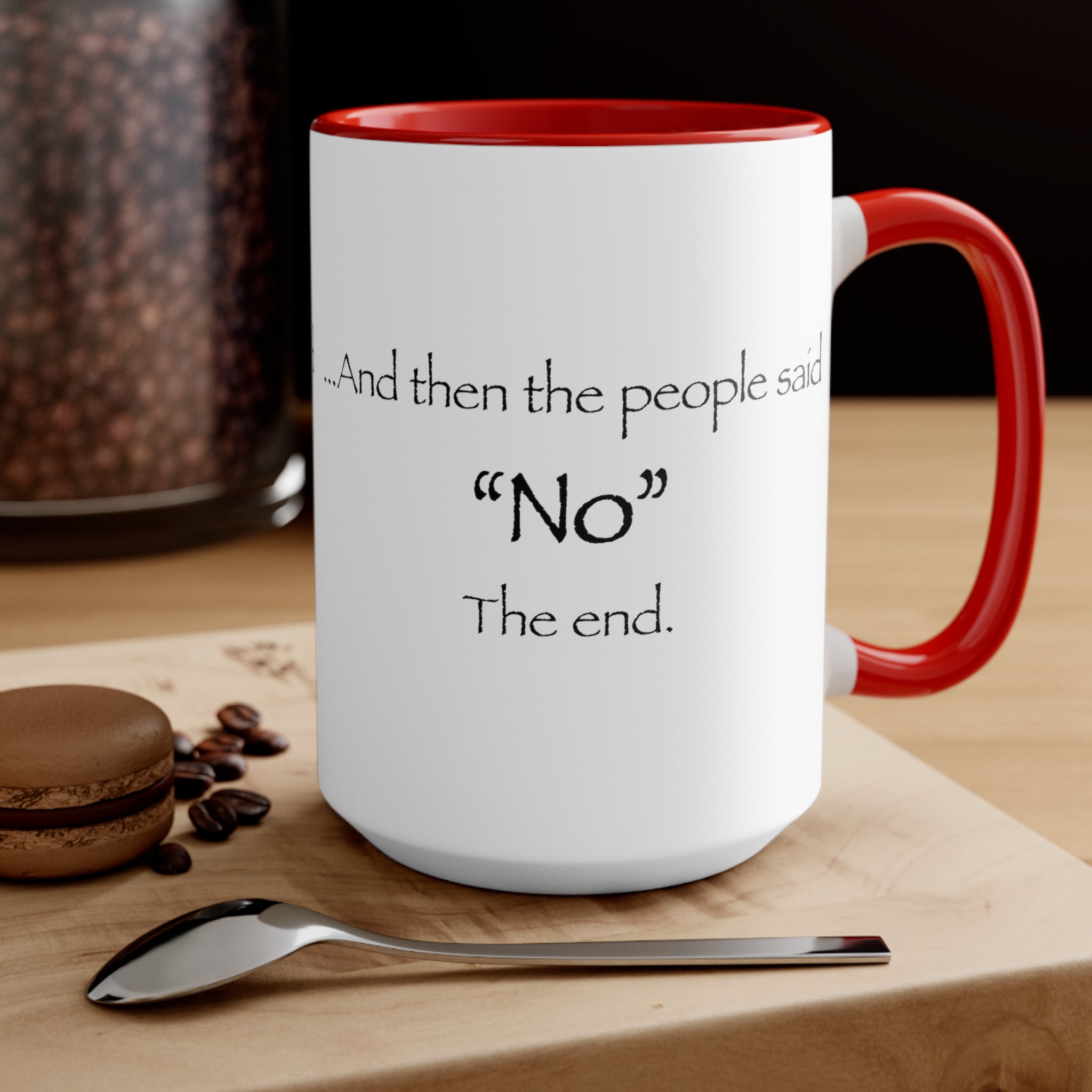 "NO" Mug (2 sizes, 3 colors) - PatriotDepot.com