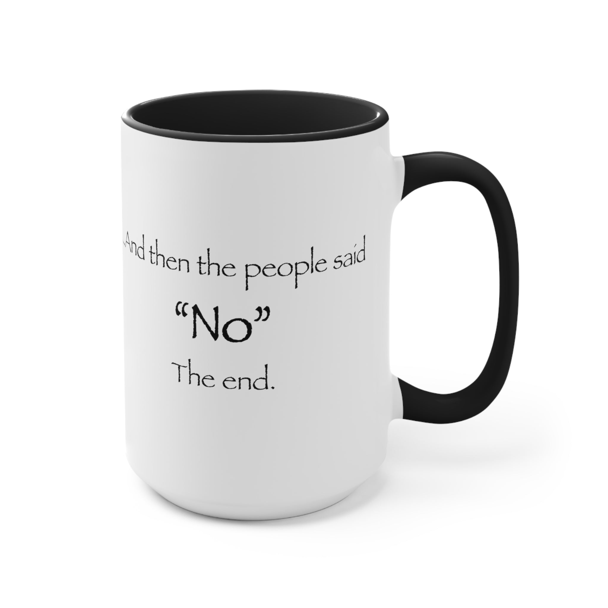 "NO" Mug (2 sizes, 3 colors) - PatriotDepot.com