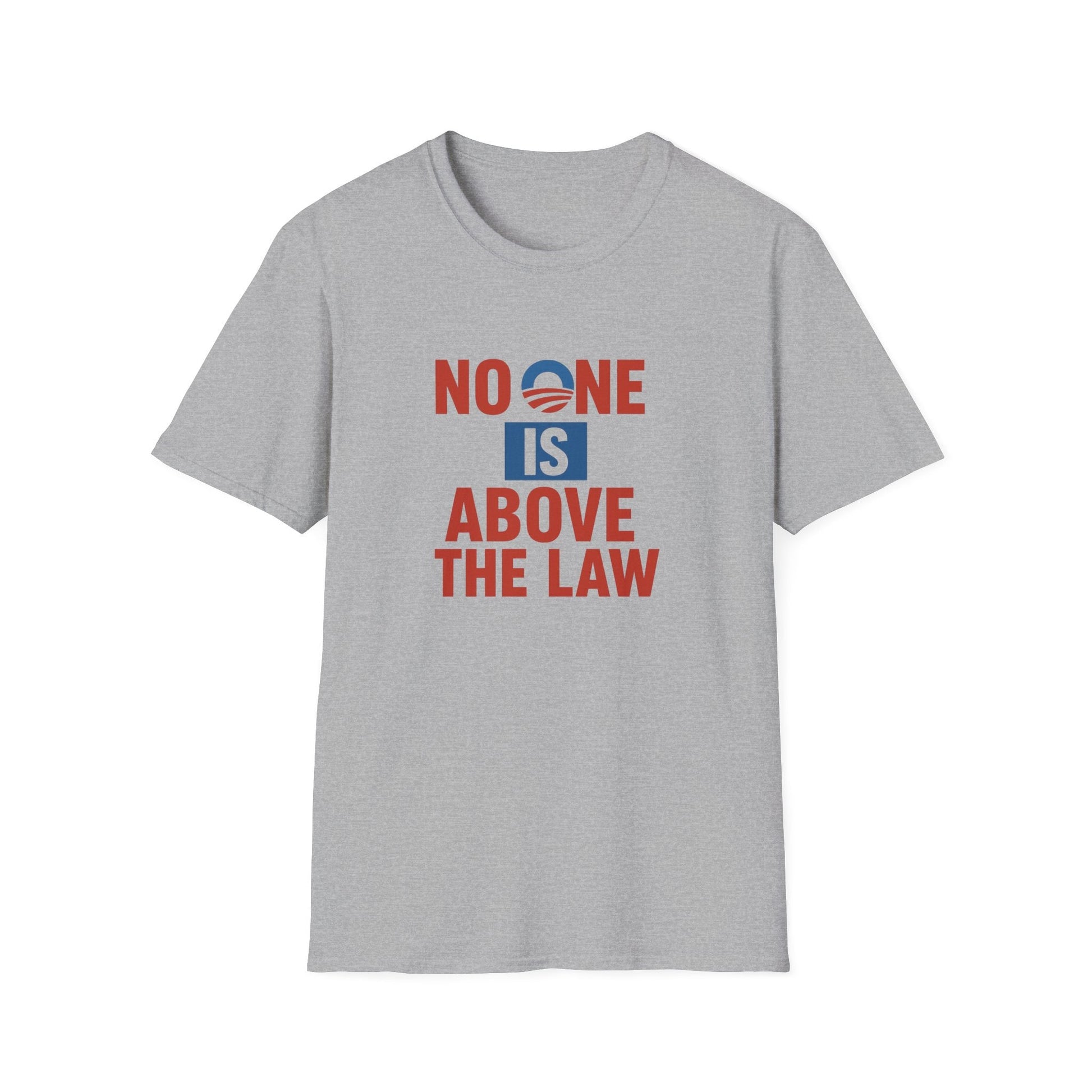 No One Is Above the Law Softstyle T-Shirt (Obama Edition) - PatriotDepot.com