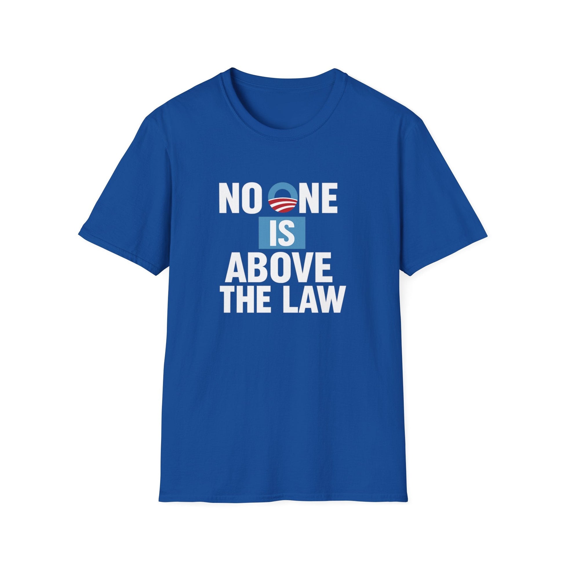 No One Is Above the Law Softstyle T-Shirt (Obama Edition) - PatriotDepot.com