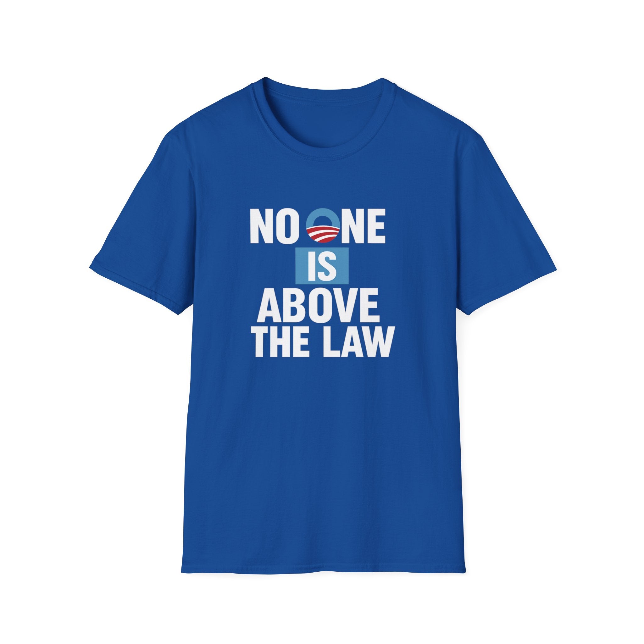 No One Is Above the Law Softstyle T-Shirt (Obama Edition) - PatriotDepot.com