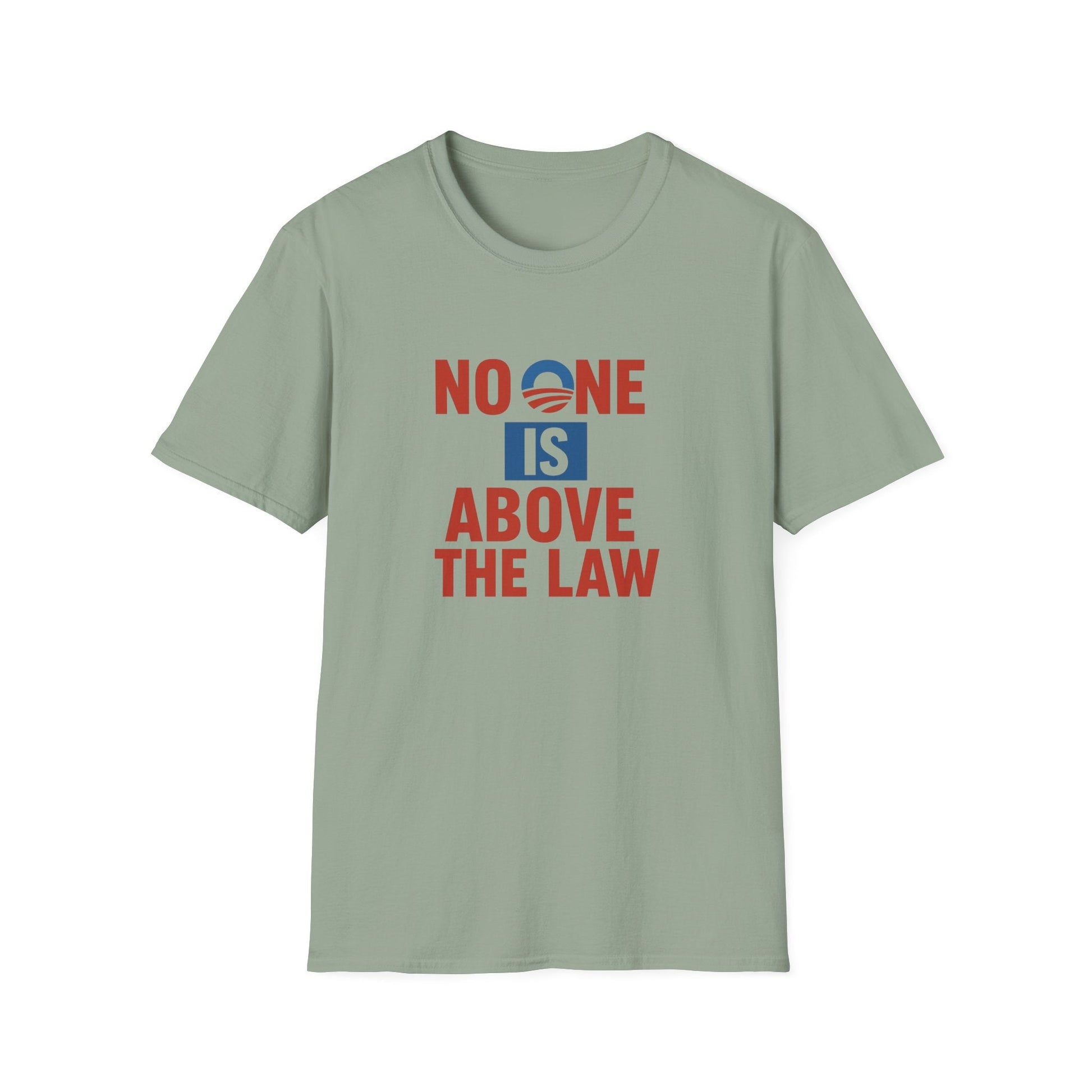 No One Is Above the Law Softstyle T-Shirt (Obama Edition) - PatriotDepot.com