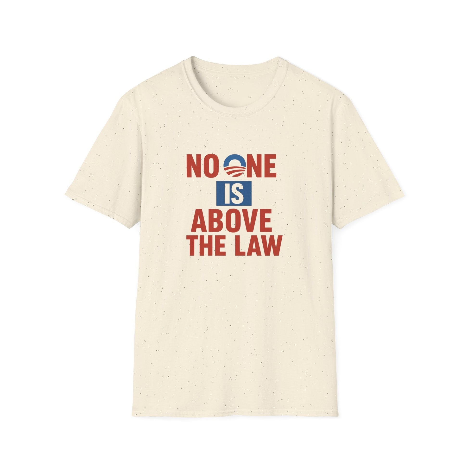 No One Is Above the Law Softstyle T-Shirt (Obama Edition) - PatriotDepot.com