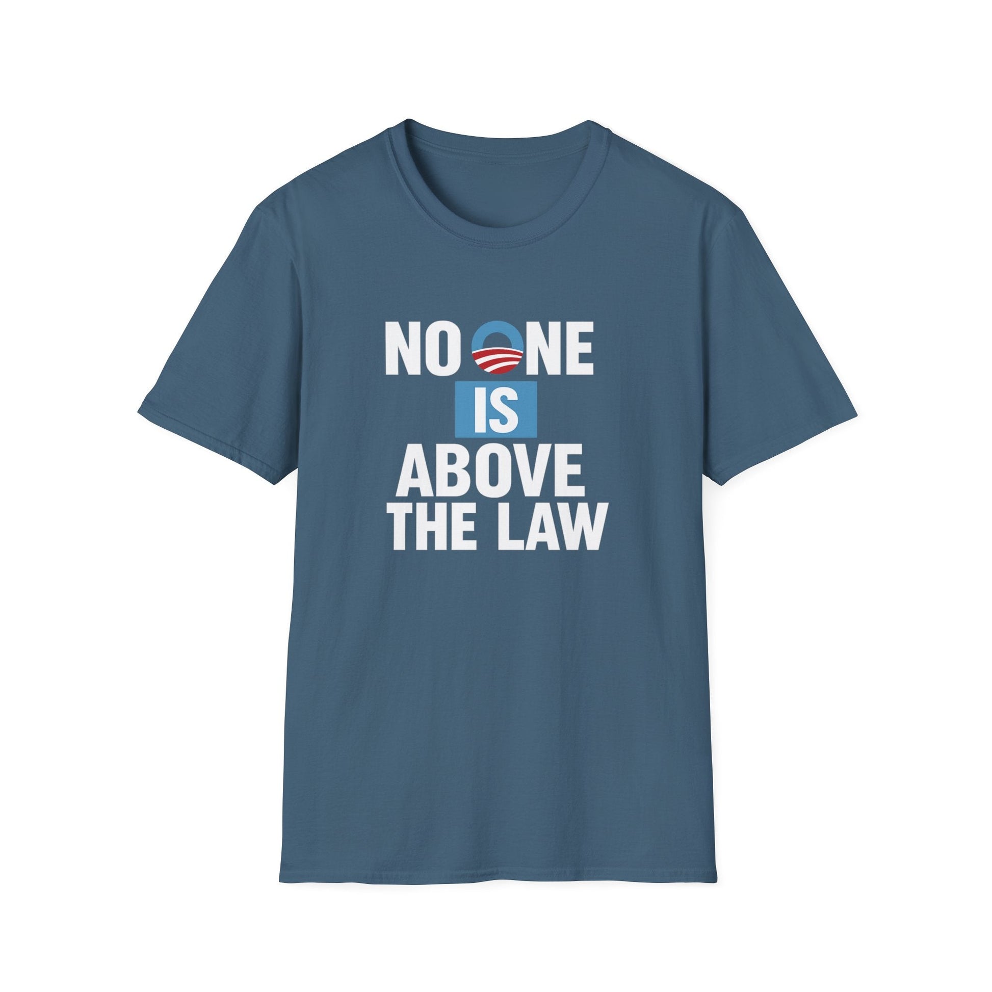 No One Is Above the Law Softstyle T-Shirt (Obama Edition) - PatriotDepot.com