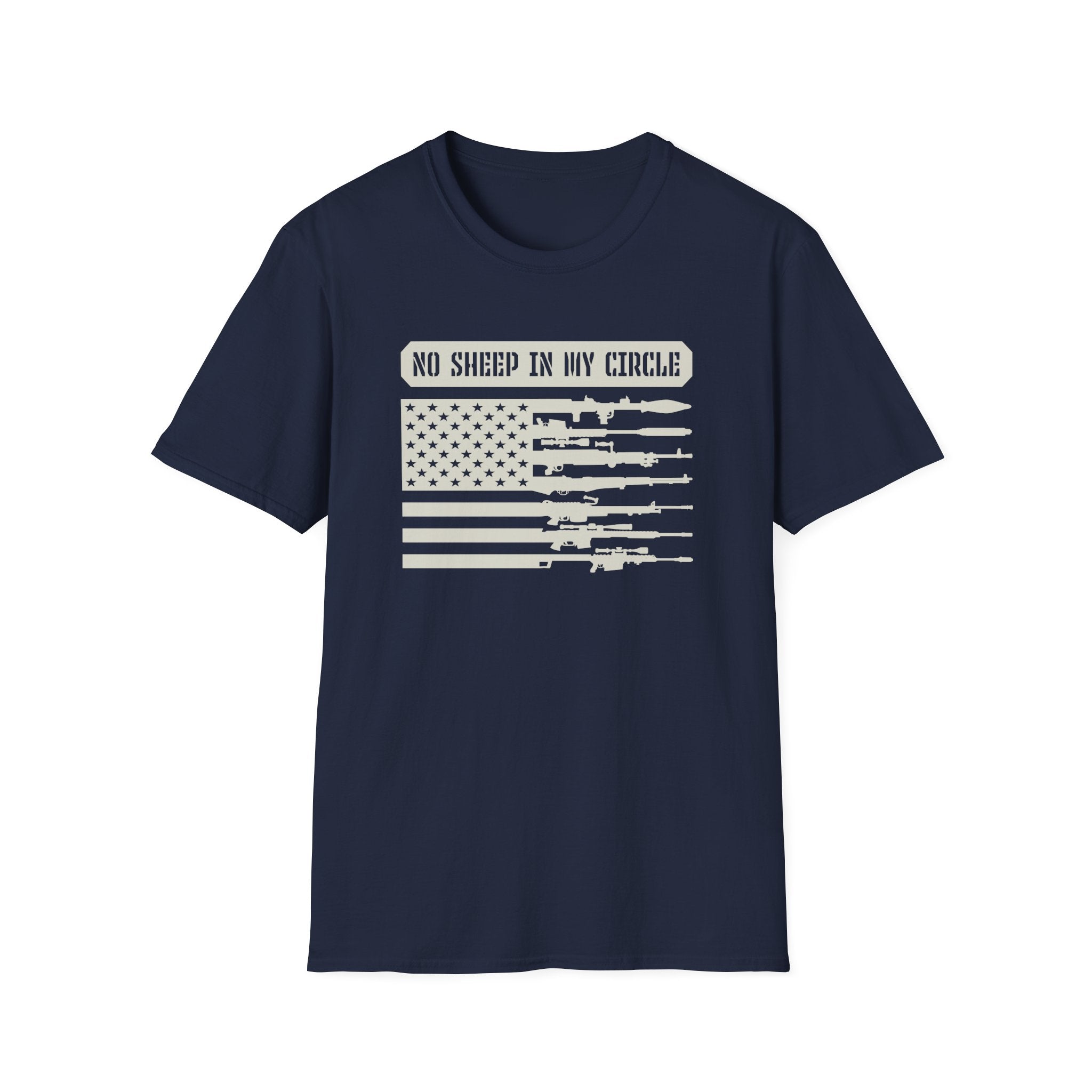 No Sheep In My Circle Unisex T-Shirt - PatriotDepot.com