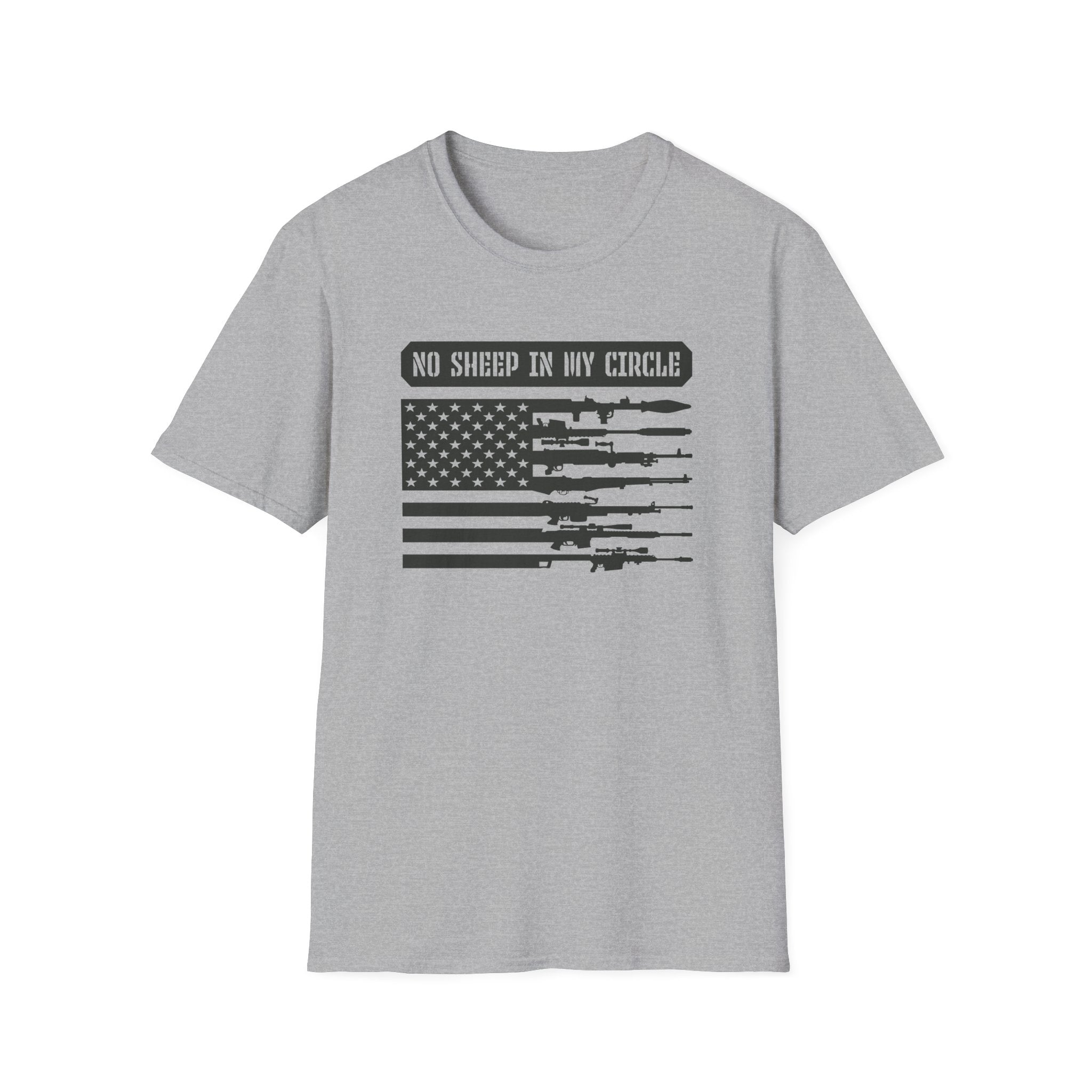 No Sheep In My Circle Unisex T-Shirt - PatriotDepot.com