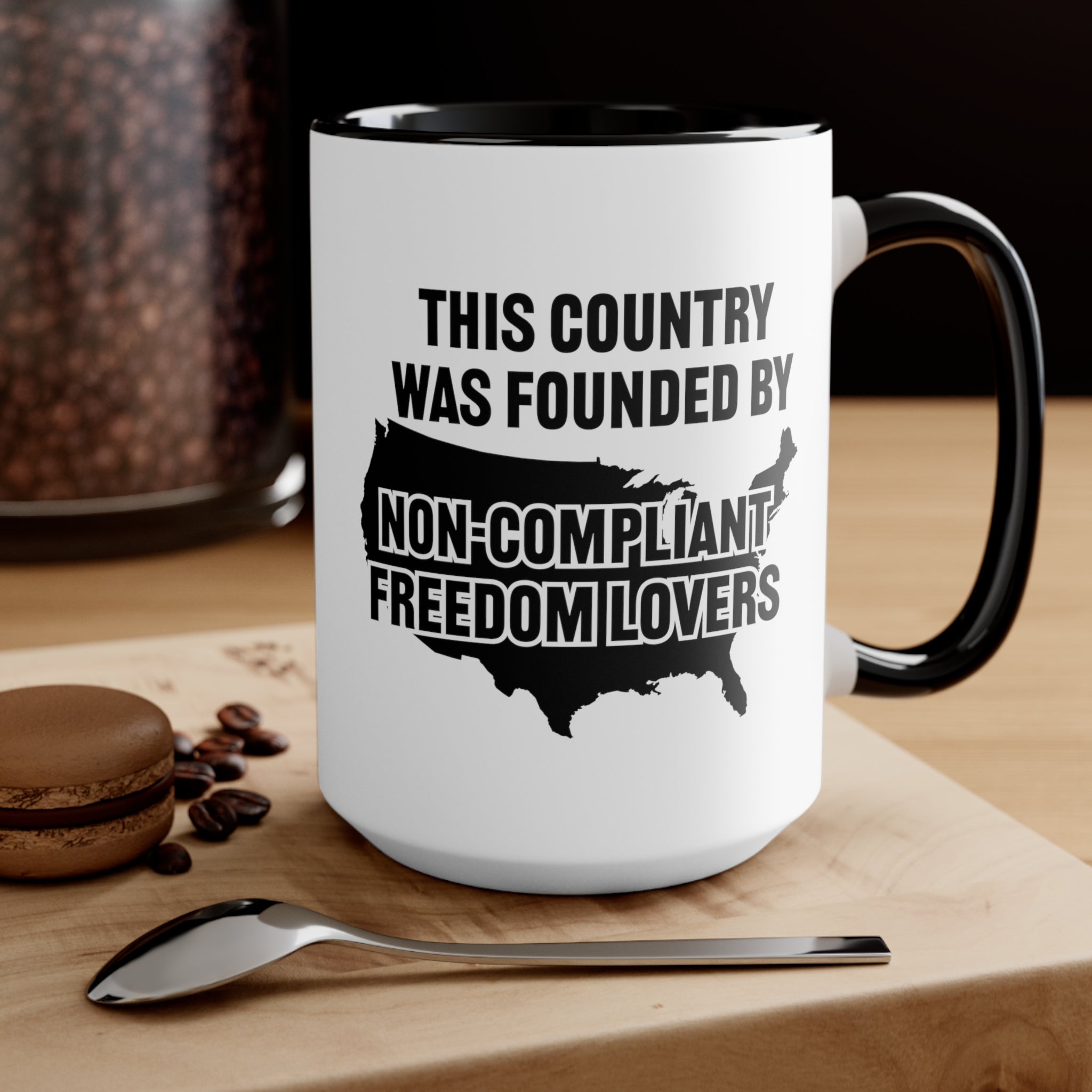 Non - Compliant Freedom Lovers Mug - PatriotDepot.com