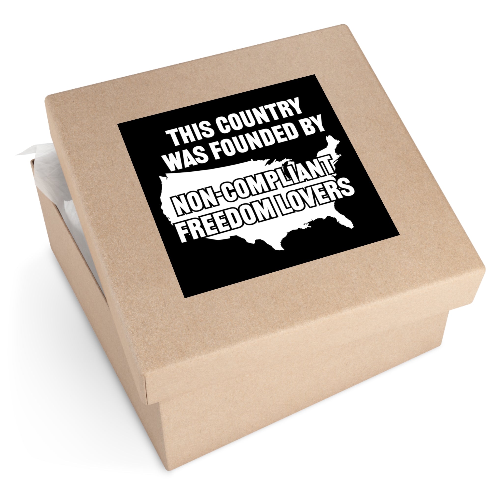 Non - Compliant Freedom Lovers Sticker (Indoor\Outdoor) - PatriotDepot.com