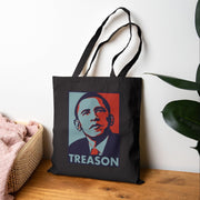 Obama Treason Canvas Tote Bag - PatriotDepot.com