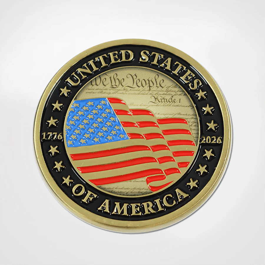 Official America250™ 250th Anniversary Celebration Coin (1776–2026) - PatriotDepot.com