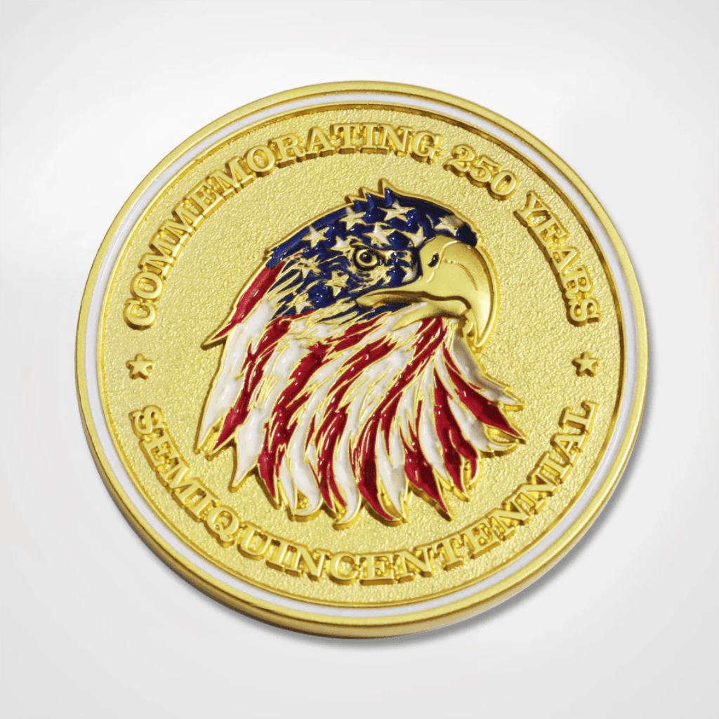 Official America250™ Eagle of Freedom Commemorative Challenge Coin - PatriotDepot.com