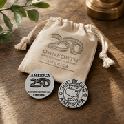 Official America250™ God Bless America Coin | Dansforth Pewter Coin | USA Gift - PatriotDepot.com