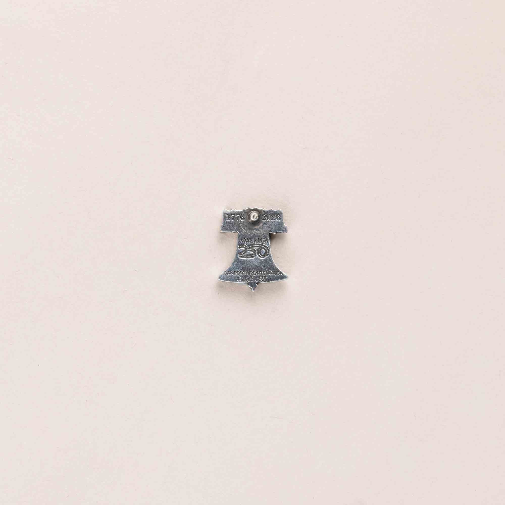 Official America250™ Let Freedom Ring Dansforth Pewter Lapel Pin | 250th Pin | USA Gift - PatriotDepot.com