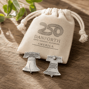 Official America250™ Let Freedom Ring Dansforth Pewter Lapel Pin | 250th Pin | USA Gift - PatriotDepot.com