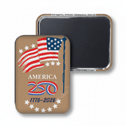 Official America250™ Ragged Flag Souvenir Fridge Magnet - PatriotDepot.com