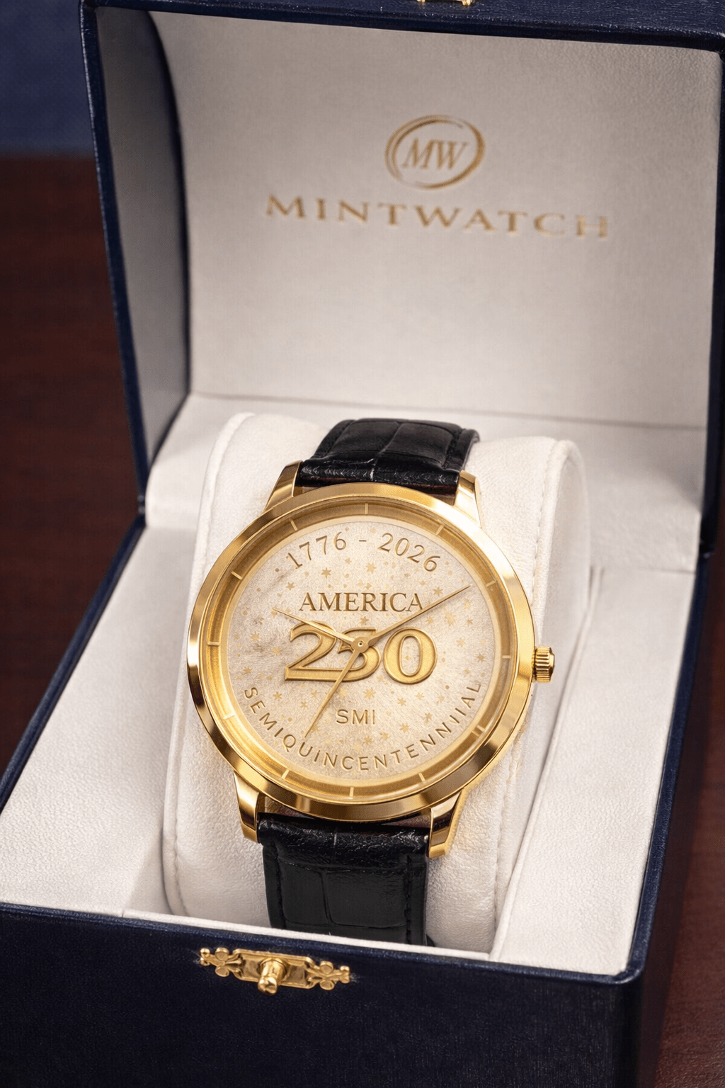 Official America250™ Semiquincentennial Commemorative Two - Tone Watch - PatriotDepot.com