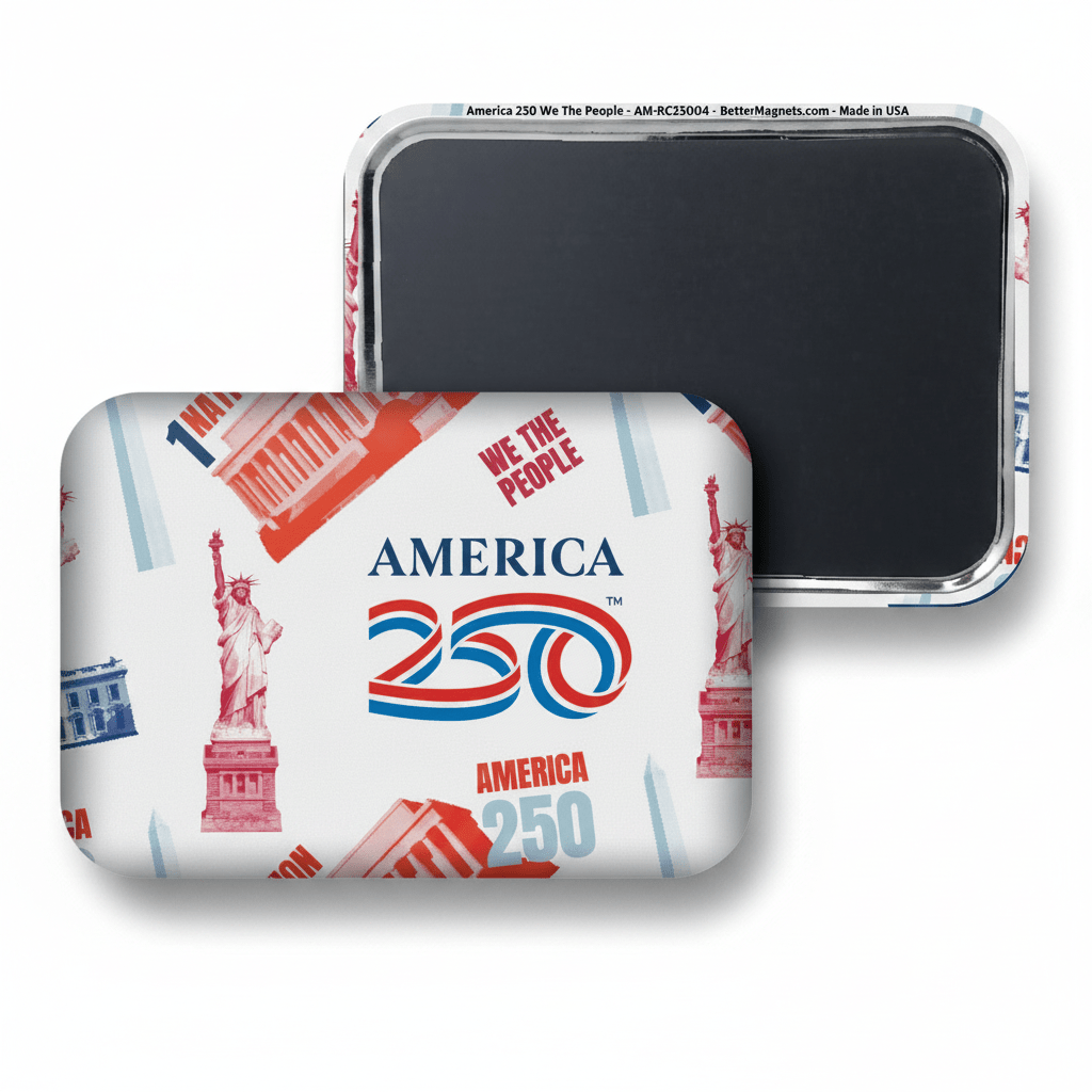 Official America250™ We The People Souvenir Fridge Magnet - PatriotDepot.com