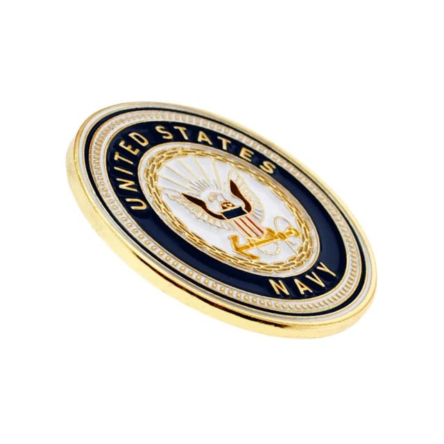 Officially Licensed U.S. Navy Emblem Lapel Pin – Made in the USA - PatriotDepot.com