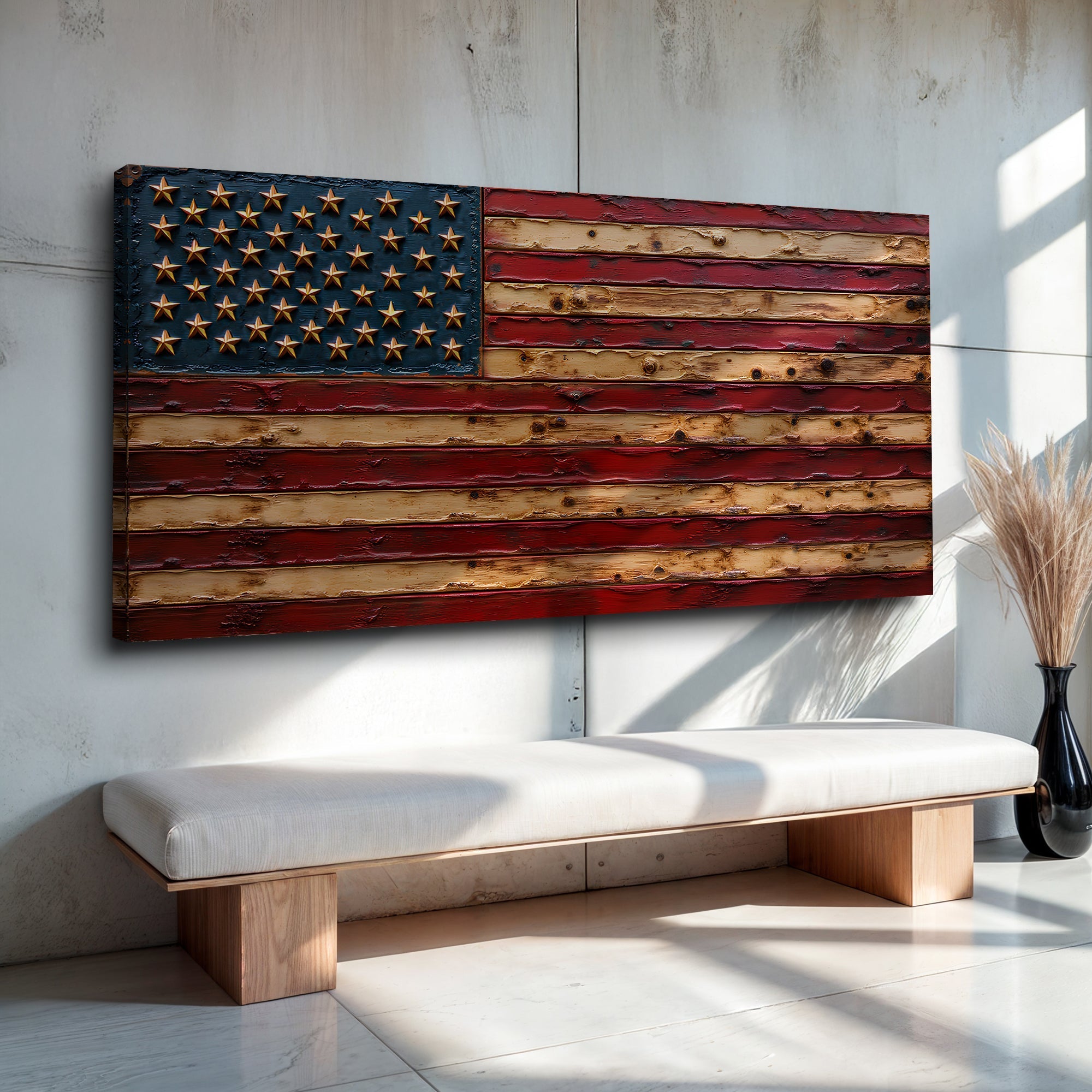 Old Glory American Flag Wall Art - PatriotDepot.com