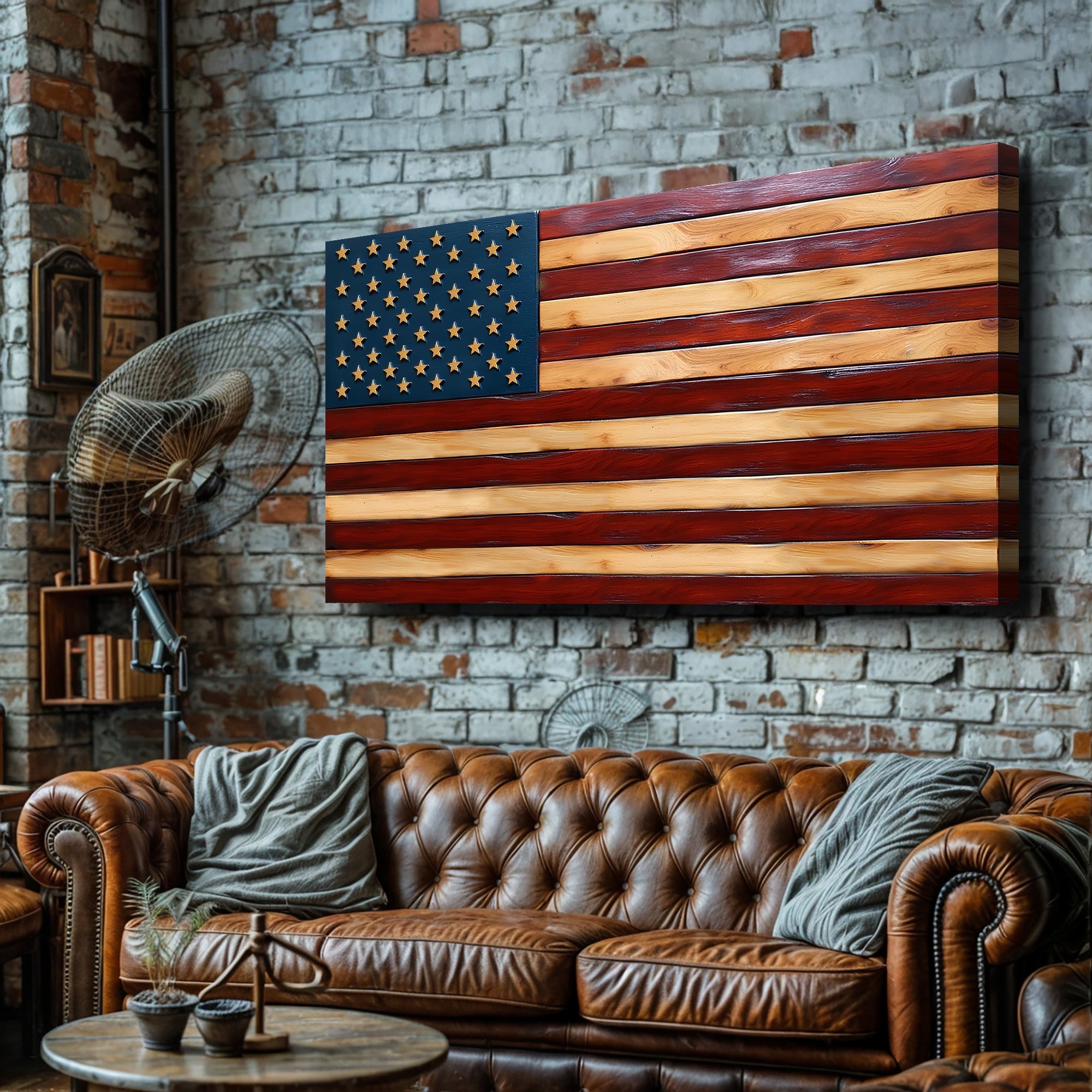 Old Glory American Flag Wall Art II - PatriotDepot.com