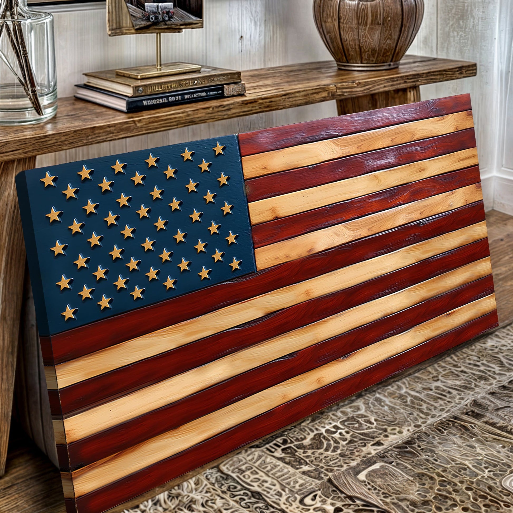 Old Glory American Flag Wall Art II - PatriotDepot.com