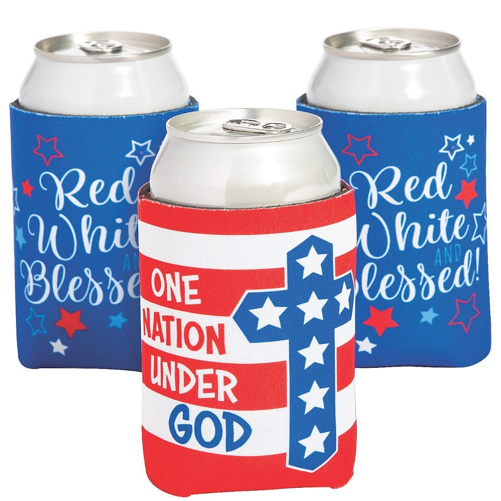 One Nation Under God Patriotic Can Jacket (4 Pack) - PatriotDepot.com