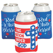 One Nation Under God Patriotic Can Jacket (4 Pack) - PatriotDepot.com