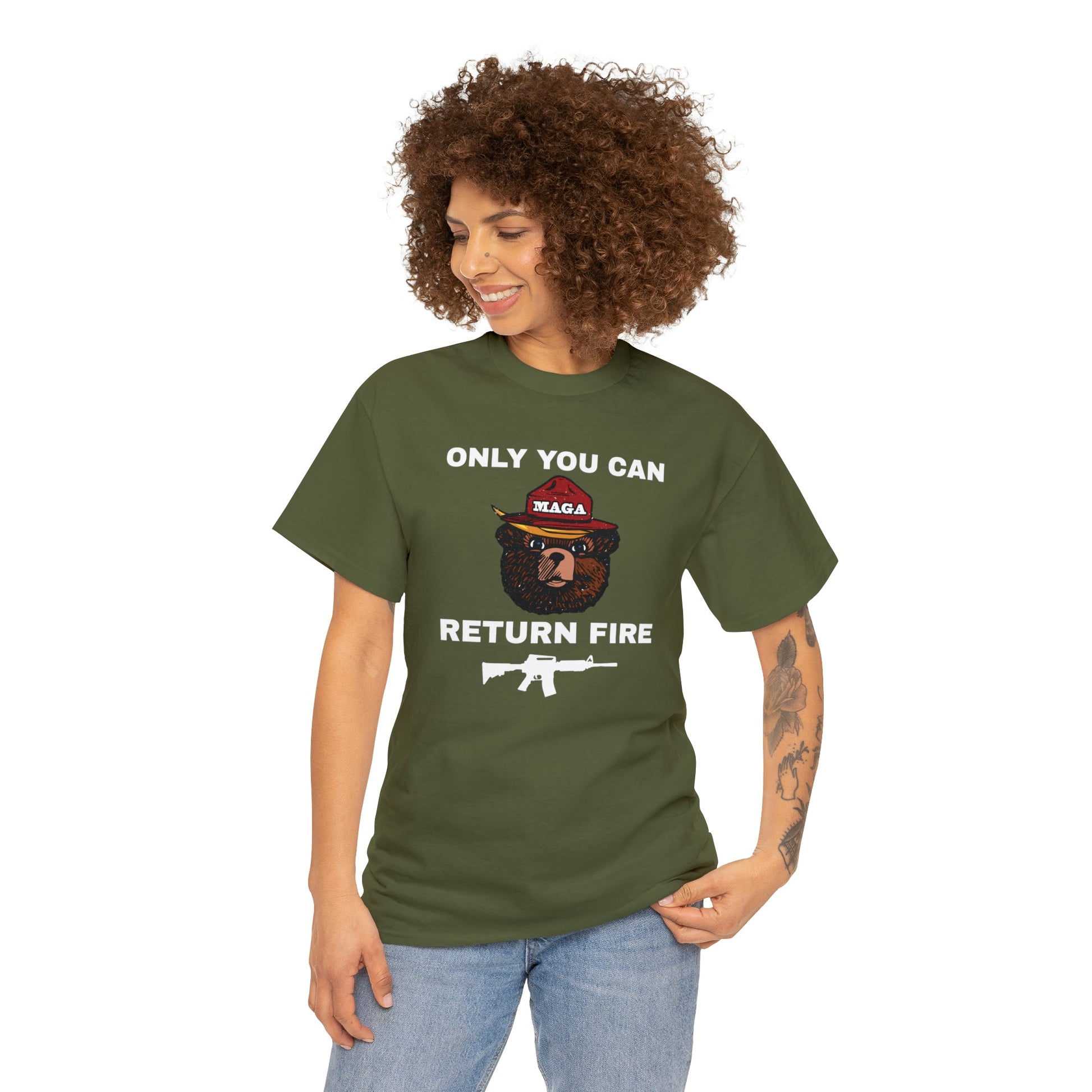 Only You Can Return Fire Unisex T-Shirt - PatriotDepot.com